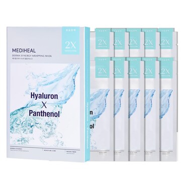 Mediheal Derma Synergy Wrapping Mask for Moisturizing Barrier 10 Packs  Improved Skin Moisturization With Hyaluron Panthenol