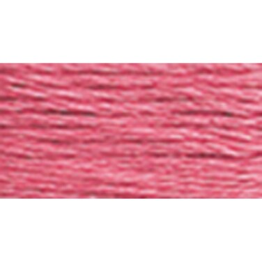 DMC 1173833 Mouline Stranded Cotton Six Strand Embroidery Floss Thread Light Raspberry 87Yard