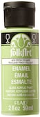 FolkArt Enamel Glass  Ceramic Paint in Assorted Colors 2 oz 4019 Fresh Foliage