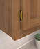 Amerock  Cabinet Hinge  Variable Overlay Hinge  Antique Brass  2 Pack  SelfClosing Hinge  Face Mount Hinge  Cabinet Door Hinge