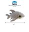 Puzzled Plush Shark Stuffed Animal  Soft Huggable Big Eyes Grey Shark Adorable Playtime Shark Plush Toy Cute Sea Life Cuddle Gifts Soft Plush Doll Animal Toy for Kids  Adults  6 Inch