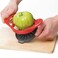 PrepWorks by Progressive Dishwasher Safe 16Slice Thin Apple Slicer and Corer with Attached Safety Cover