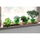 Achla Designs Long Copper Rectangular Windowsill Plant Tray 29in