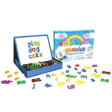Junior Learning Rainbow Phonics  Magnetic Letters Multi ModelJL194White18 H x 102 L x 8 W