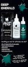 Splat Deep Emerald Semi Permanent Hair Dye Kit with Bleach 1 Application Includes Green Hair Dye Oxide  Bleach Powder Vegan  Cruelty Free Hair Color