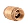 EZFLO Brass InLine Check Valve 34 Inch IPS Stainless Steel Spring 20403LF