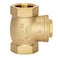 Eastman Brass Swing Check Valve 1 Inch IPS Brass Plumbing Fitting 20425LF