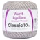 Aunt Lydia Classic Crochet Thread 10 Silver 1050 Foot
