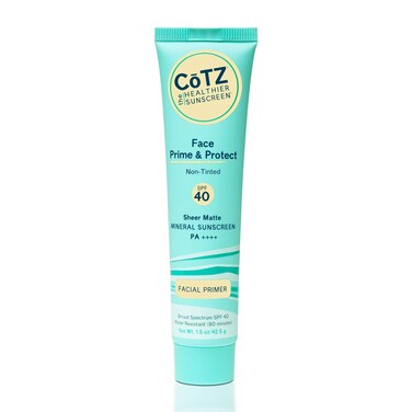 COTZ Face Prime  Protect NonTinted Mineral Sunscreen and Facial Primer Broad Spectrum SPF 40 PA 15 oz  425 g