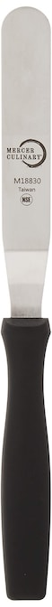 Mercer Culinary Offset Spatula 45 Inch Stainless SteelBlack