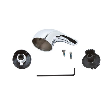 Moen Chrome Metal Replacement Lever Shower Handle Kit for Single Handle Tub and Shower Faucets 100657