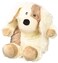 Warmies Junior Puppy Microwavable Hot or Cold for Cool Relaxation and Warm Relief Lavender Scented Cozy Plush Animal