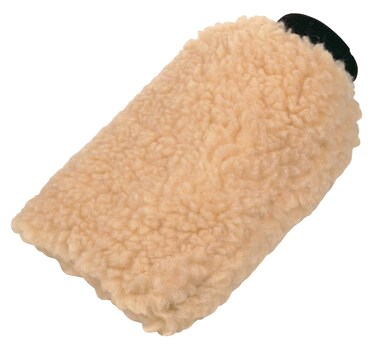 Carrand 40306 Wool Wash Mitt  Yellow