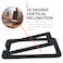 Audioengine DS1M Metal Speaker Stands Pair  Tilted for Desktop PC Speakers Studio and Bookshelf Speakers
