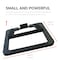 Audioengine DS1M Metal Speaker Stands Pair  Tilted for Desktop PC Speakers Studio and Bookshelf Speakers
