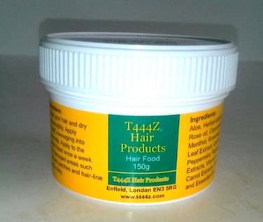 T444Z Hair Food 150 grama White JAR by T444Z