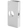 PrimeLine U 9552 Stainless Steel Lock and Door Reinforcement Plate for 134 In Thick Doors Stainless Steel Finish Single Pack