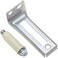 National Hardware N344945 Folding Door Bottom Pivot Adjustable Easy to Install Steel  Nylon ZincPlated