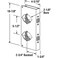 Defender Security U 10546 Door Guard single pack Stainless Steel