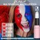 BEUKING Matte Lipstick Festival Green Lip Tint Gloss Face Painting Stick Silky High Pigment Smooth Velvet Waterproof White Black Green Blue Lip Gloss Halloween Daily Stain Lip Make Up Cosmetics LC05