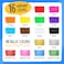 Chalkola Liquid Chalk Markers  Metallic Colors Pack of 16 Chalk Pens  For Chalkboard Blackboards Window Glass Bistro  6mm Reversible Bullet  Chisel Tip Erasable Ink