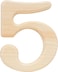 Hillman 847326 65Inch Pine House Number 5 Wood