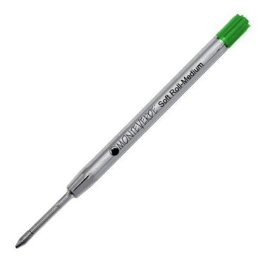 Monteverde Ballpoint Refill to Fit Parker Ballpoint Pens Medium Point Soft Roll Green 2 per Pack P132GN