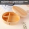 Miraclekoo Wooden Lunch Box for KidsAdultJapanese Bento Box with divider Wood Bento Lunch Box for Picnicking Office Hiking Camping