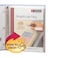 Smead Poly ThreeRing Envelope 114 Expansion Flap with HookandLoop Closure Letter Clear 3 Per Pack 89500