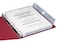 Smead Poly ThreeRing Envelope 114 Expansion Flap with HookandLoop Closure Letter Clear 3 Per Pack 89500