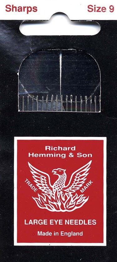 Colonial Needle HEM2109 20 Count Richard Hemming Sharps Needles Size 9
