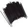 Chef Craft Select Plastic Cocktail or Coffee Stirrer Straws 5 inch 150 piece set Black
