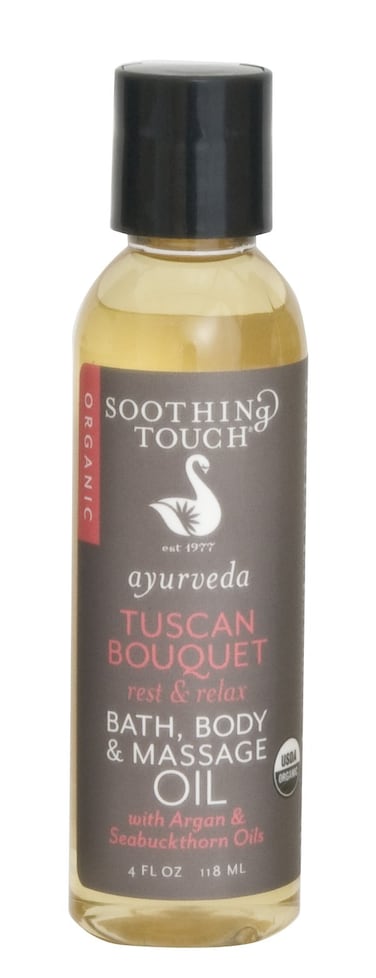 Soothing Touch Tuscan Bouquet Organic Bath Body  Massage Oil 4 Fl Oz