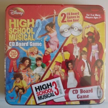 High School Musical 2  High School Musical 3 CD Board Games  2 CD Board Games in One Box