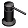 Moen Matte Black Deck Mounted Modern Soap Dispenser for Kitchen Sink with Above the Sink Refillable Bottle 3942BL