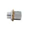 FJM Security 2610BKD Tubular Push Lock with Chrome Finish Keyed Different