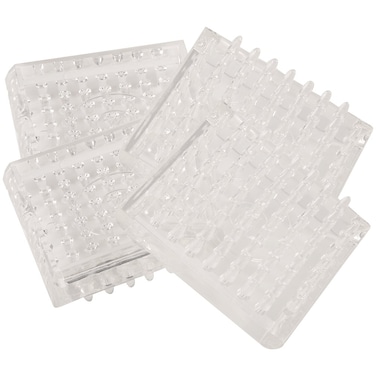 SoftTouch 4679595N Furniture Caster Cups with Anti Spiked Bottom Protect Your Short Loop Carpeted Surfaces from Dents