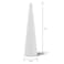 FloraCraft CraftFM Cone 38 Inch x 148 Inch White
