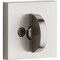 Kwikset Halifax Deadbolt Lock Satin Nickel Square Exterior Keyed Front Entry Door Pick Resistant SmartKey Rekey Security Single Cylinder Dead Bolt with Microban Protection