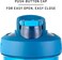 BlenderBottle Strada Shaker Cup Perfect for Protein Shakes and Pre Workout 28Ounce Blue