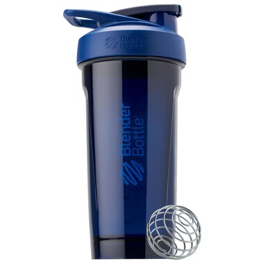 BlenderBottle Strada Shaker Cup Perfect for Protein Shakes and Pre Workout 28Ounce Blue