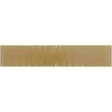 Hardware Essentials 852736 Sliding Window Lock Aluminum Kick Plate Bright Finish 8 x