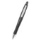 Office Depot Retractable Ballpoint Pens With Grip Medium Point 10 mm Black Barrel Black Ink Pack Of 6