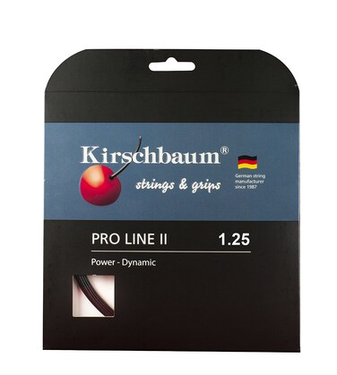 Kirschbaum Set Pro Line II Tennis String 125mm17Gauge Black