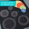 Creative Grids Quilt Ruler Circles 5 Discs with Grips Quilt Ruler  CGRCRCL