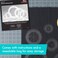 Creative Grids Quilt Ruler Circles 5 Discs with Grips Quilt Ruler  CGRCRCL
