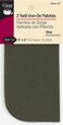 Dritz Twill 5 x 5Inch 2 Count Olive IronOn Patches