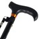 Mini Folding Cane  Travel Cane  Adjustable  Black