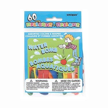 Water Bomb Balloons 60 Count  Colorful  UltraDurable Balloons Perfect for Summer Parties  Celebrations