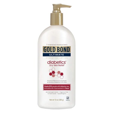 Gold Bond Ultimate Diabetics Dry Skin Relief Hydrating Lotion  13 oz Pack of 4